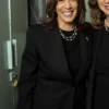 SNL Harris Black Buttoned Blazer