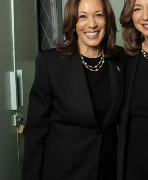 SNL Harris Black Buttoned Blazer