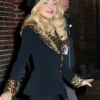 Sabrina Carpenter NYC Leopard Blazer