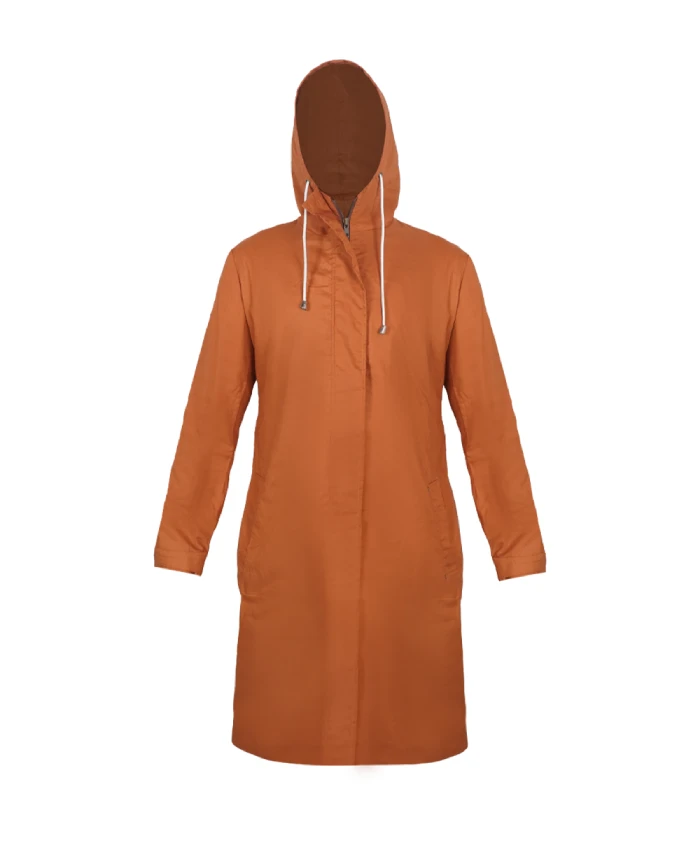 Josephine Jobert Saint Pierre brown hooded jacket featuring a comfortable everyday style
