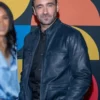 Saint-pierre Allan Hawco Black Leather Jacket