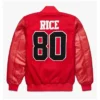 San Francisco Jerry Rice GOAT Varsity Jacket