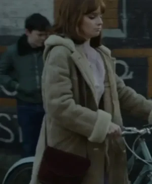 Say Nothing 2024 Dolours Price Leather Shearling Hooded Jacket