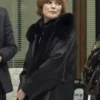 Say Nothing Maxine Peake Black Leather Coat