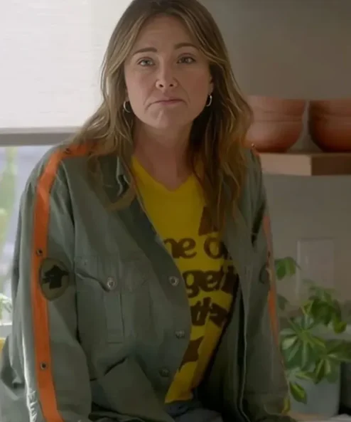 Shrinking Liz Army Green Shirt Jacket