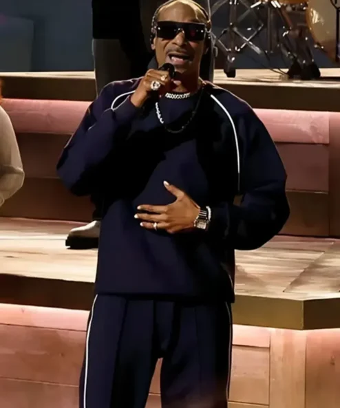 Snoop Dogg The Voice S26 Finale Blue Tracksuit