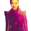 Star Trek Section 31 Michelle Yeoh Black Leather Coat