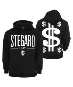 Stegaro 1967 Black Pullover Hoodie