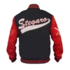 Stegaro Black And Red Varsity Jacket
