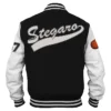 Stegaro Black And White Varsity Jacket