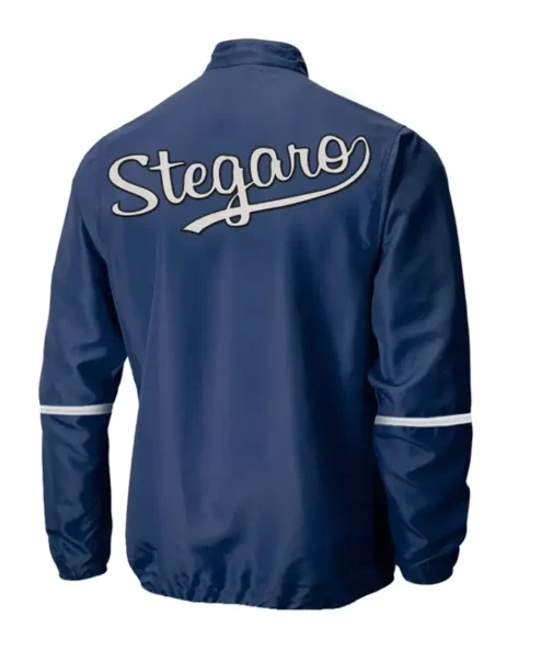Stegaro Half Zip-Up Navy Jacket