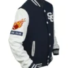 Stegaro SG Club Blue And White Letterman Varsity Jacket
