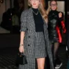Taylor Swift NYC Girls Night Out Plaid Coat