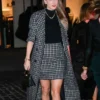 Taylor Swift NYC Girls Night Out Plaid Coat For Sale