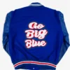 Tennessee State Motto 3.0 Blue Varsity Jacket Back