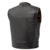 The Club Cut Motorcycle Leather Vest