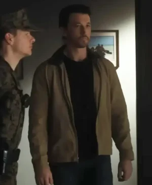 The Gorge Miles Teller Brown Cotton Jacket