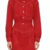 The Kelly Clarkson Show Kelly Clarkson Red Shirtdress