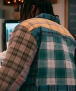 The Sex Lives of College Girls S03 Max Plaid Cotton Shirt