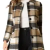 The Today Show 2024 Checkered Wool Trench Coat For Sale