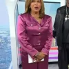 The Today Show Hoda Kotb Cropped Silk Jacket
