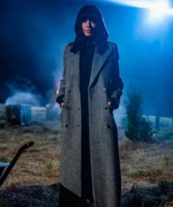 The Traitors UK 2024 Claudia Winkleman Grey Coat