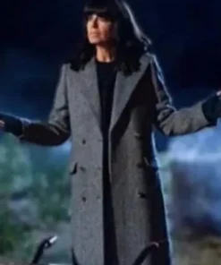 The Traitors UK 2024 Claudia Winkleman Grey Coat For Sale
