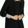 The View Elizabeth Werner Black Blazer