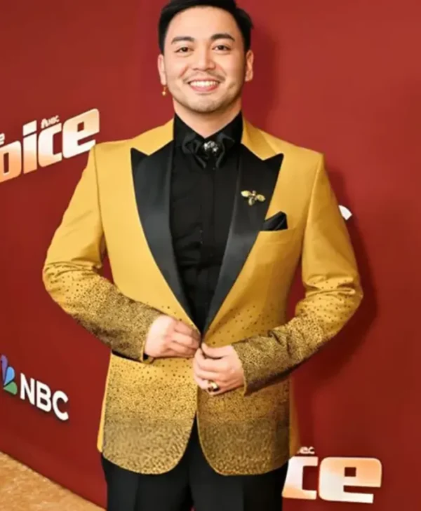 The Voice S26 Finale Sofronio Vasquez Buttoned Blazer