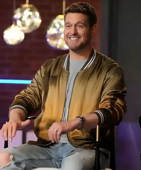 The Voice S26 Michael Bublé Palm Golden Jacket