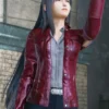 Tifa Lockhart Final Fantasy VII Advent Children Red Leather Jacket For Sale