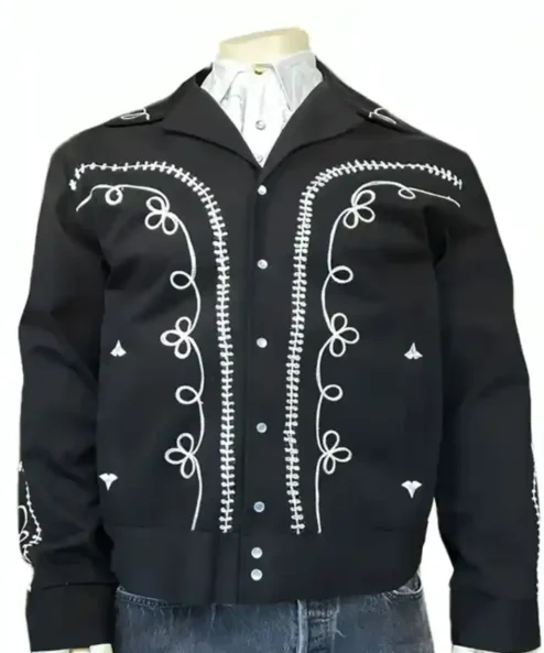 Tulsa King S02 Graham Greene Western Black Jacket