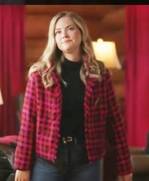Unwrapping Christmas Olivia’s Reunion 2024 Cindy Busby Plaid Jacket