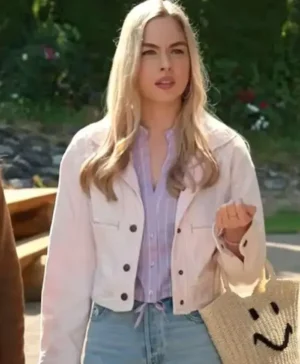 Virgin River S05 Lizzie Cotton Cropped Jacket For Sale