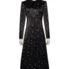 Wednesday S02 Wednesday Addams Black Floral Coat For Sale