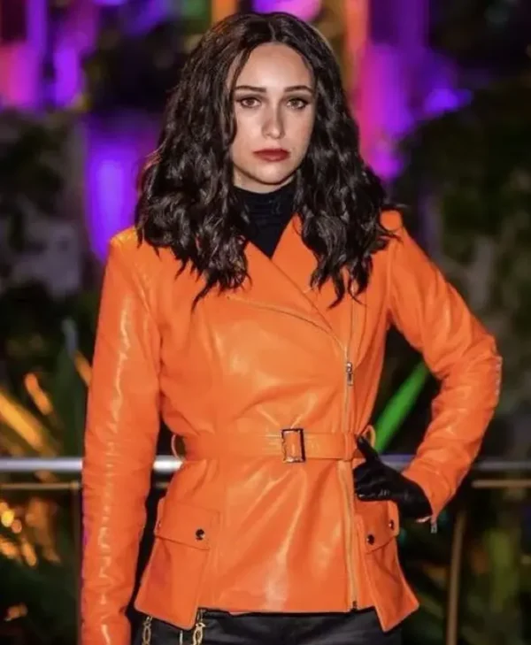 Werewolf by Night Laura Donnelly Brown Leather Jacket