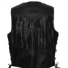 Western Cowboy Fringe Leather Vest