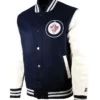 Winnipeg Jets Prospect Wool and Leather Varsity Jacket