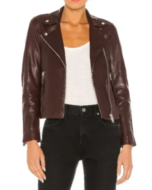 Workin’ Moms S05 Jenny Matthews Black Leather Jacket