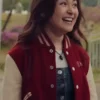 XO Kitty S02 Anna Cathcart Red Varsity Jacket
