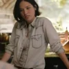 Yellowstone Monica Dutton Denim Grey Shirt
