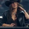 Yellowstone S05 Bella Hadid Leather Black Jacket