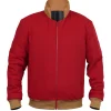 Stylish Yu Yu Hakusho red jacket with full-length sleeves and multiple pockets