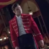 Zac Efron Greatest Showman Red Wool Coat For Sale
