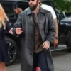 Zayn Malik US Open Leather Coat
