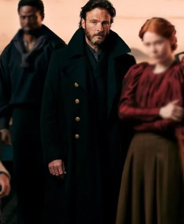 1899 Eyk Larsen Black Wool Coat