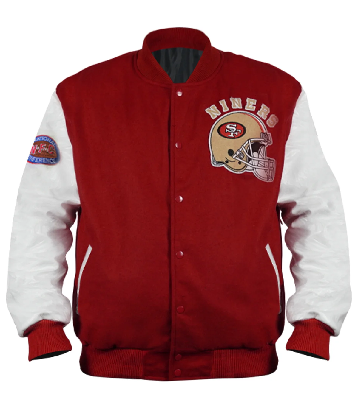 80’s San Francisco 49ers Team Red Letterman Jacket