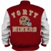 80’s San Francisco 49ers Team Red Letterman Jacket For Men and Women