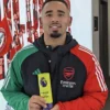 Addids Gabriel Jesus Arsenal Hooded Jacket
