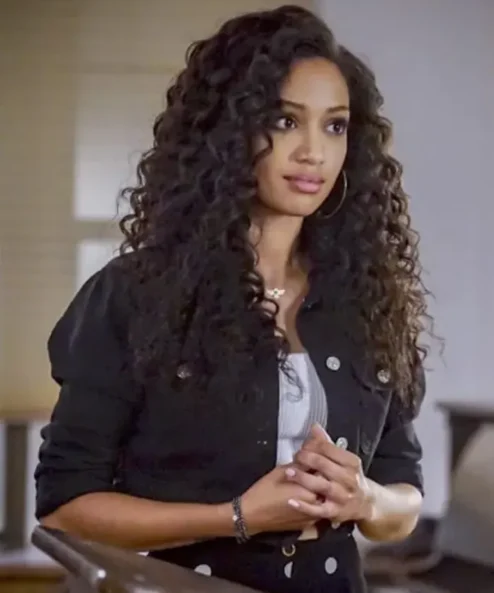 All American Olivia Baker Black Crop Jacket